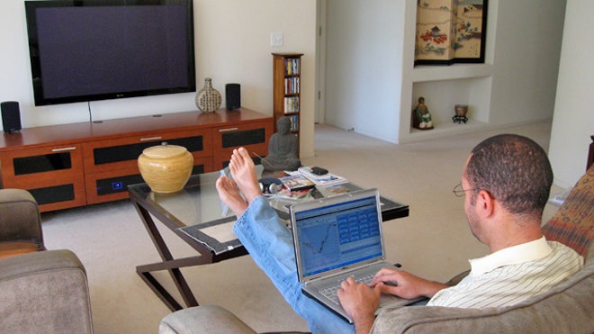 Man working from home